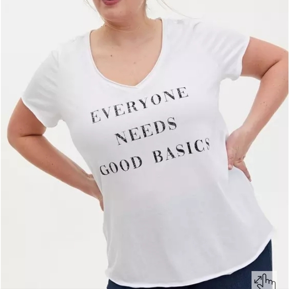 White Graphic Tee - Picture 1 of 4